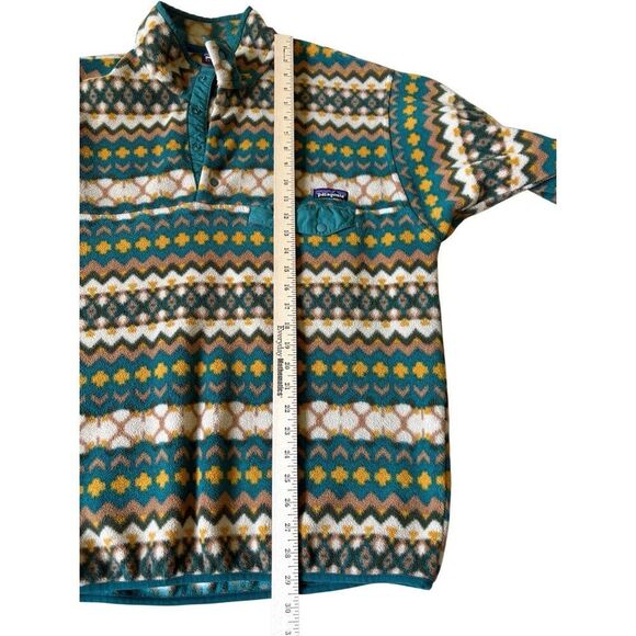 Patagonia Men’s Synchilla Snap-T Pullover size L Cliff Arbor Green - Picture 5 of 11